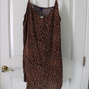 Aeropostale Leopard Print Slip Dress